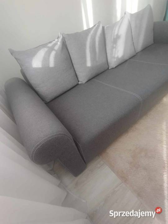 Kanapa 150 195 rozkładana sofa szeroka szara Łódź