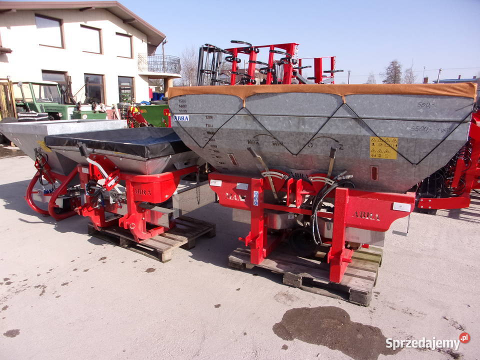 Rozsiewacz dwutarczowy ocynkowany ABRA MAXI Opoczno