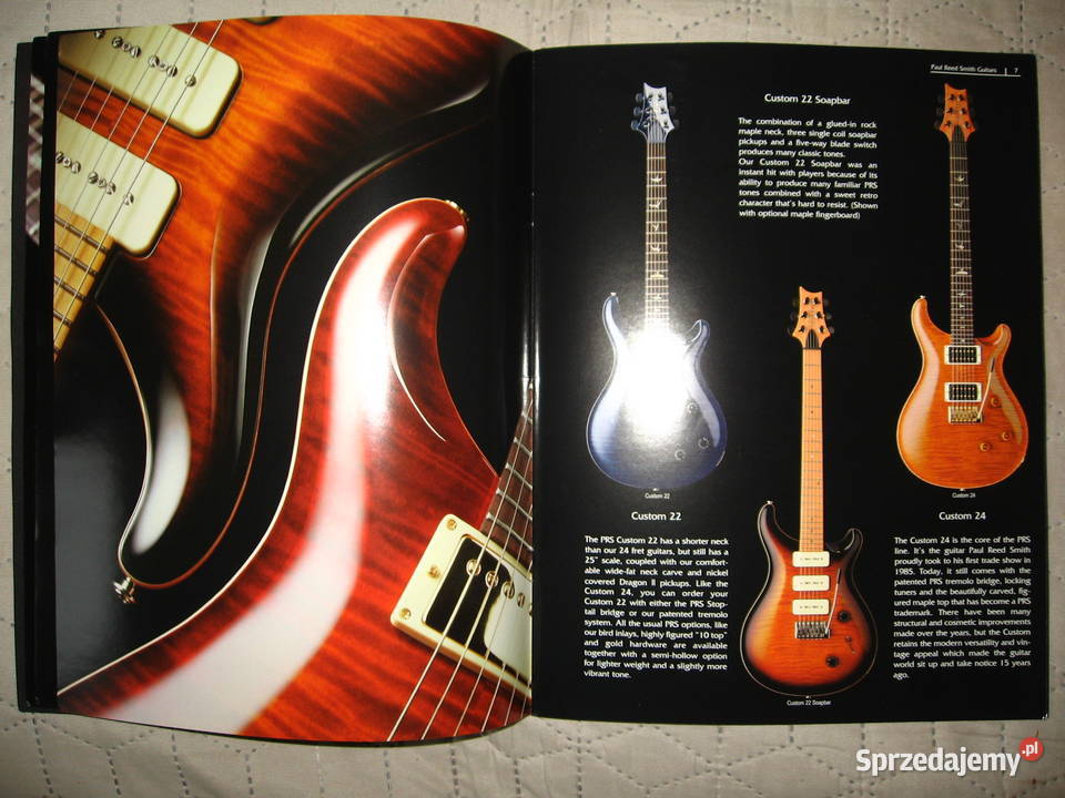 PRS Paul Reed Smith Guitars 2000 katalog gitar PRS Gitary i akcesoria Kępice