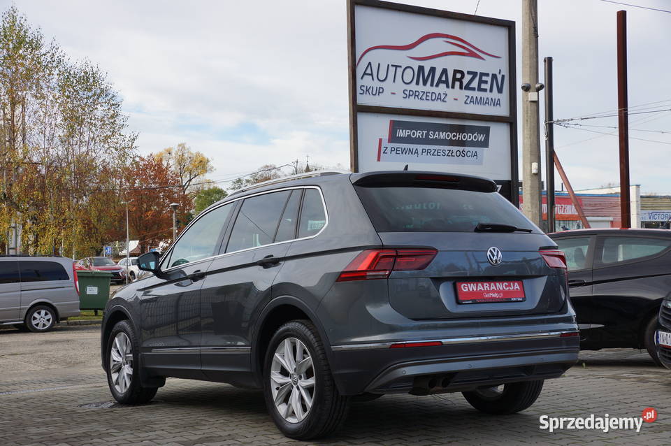 Volkswagen Tiguan 20 TDI CR 190 4x4 Virtual nieuszkodzony Nowy Sącz