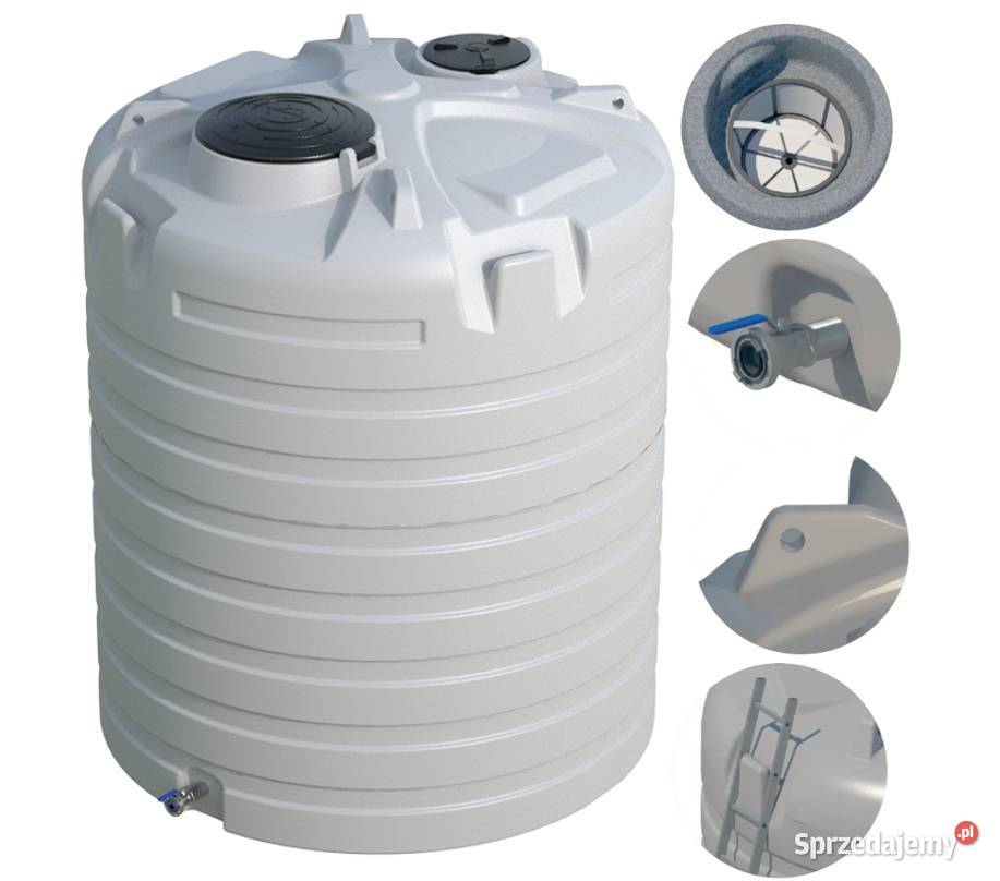 ZBIORNIK NA WODE 10000L AQUATOWER 10M3 NAZIEMNY Rolnictwo