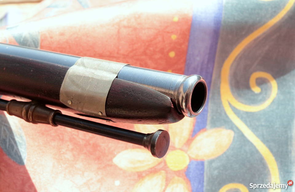HUSARSKI XVII w CZARNO PROCHOWY PISTOLET Z Militaria Sokółka