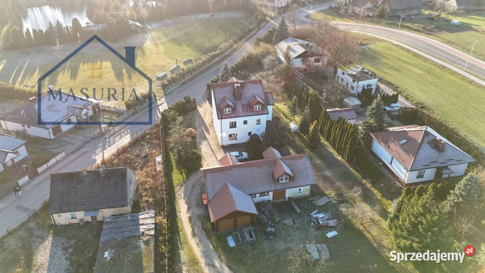 Dom trzypoziomowy o wysokim standardzie w Rybnie mieszkalny warmińsko-mazurskie Rybno
