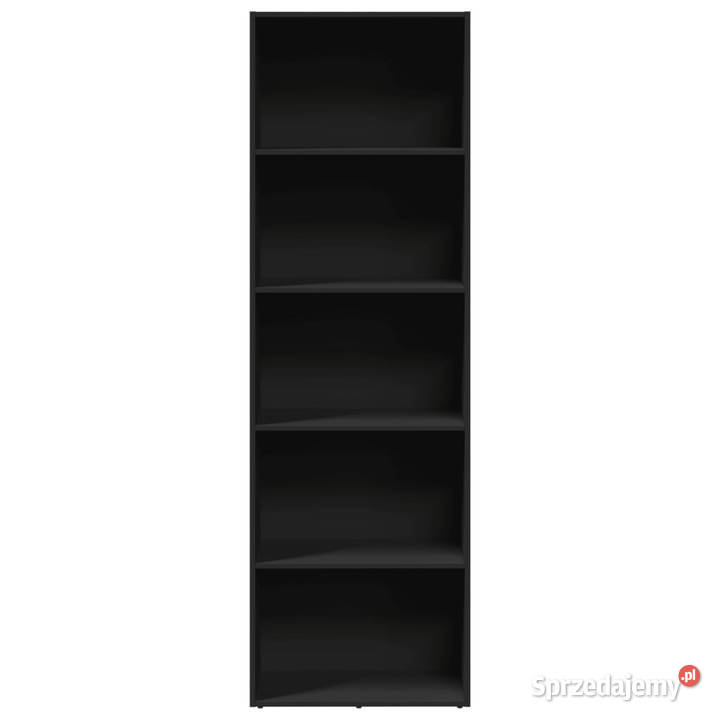 Regał na książki czarny 60x30x189 materiał sprzedam