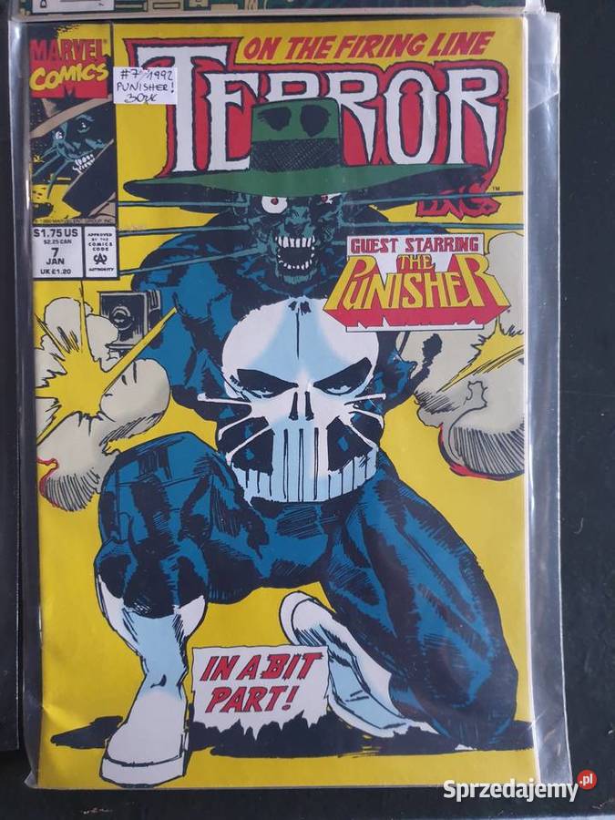 The Punisher 4 oryginalne komiksy Marvel USA pomorskie Gdynia