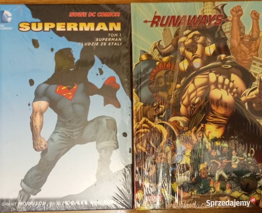 DC Comics Superman i ludzie ze stali tom 1+Marvel Runaways 3