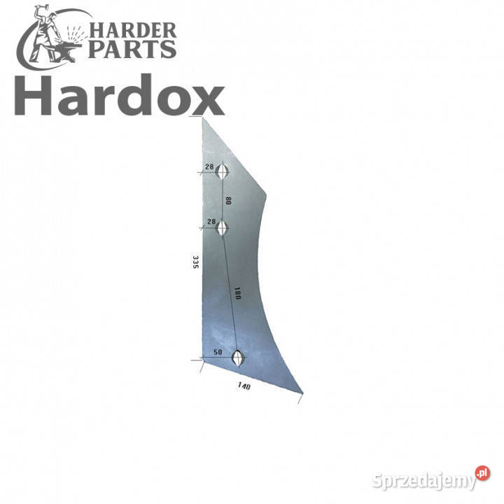 Pierś HARDOX 5954P części do pługa DURO nieuszkodzony Suwałki sprzedam