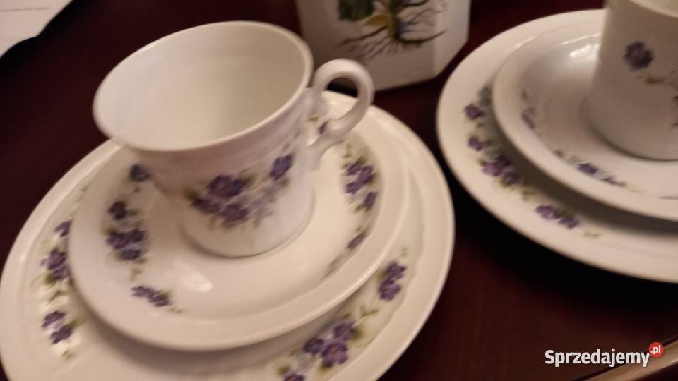 Komplet porcelanowy mazowieckie
