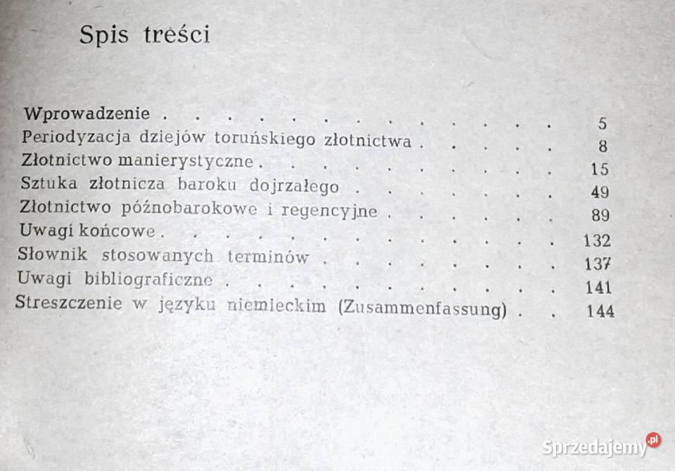 Sztuka złotników toruńskich Michał Woźniak sprzedam