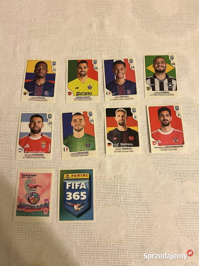 Naklejki panini fifa 365 Puszczykowo sprzedam