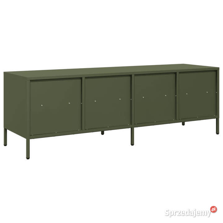 Szafka RTV oliwkowa 135x39x435 stal walcowana na mazowieckie Warszawa