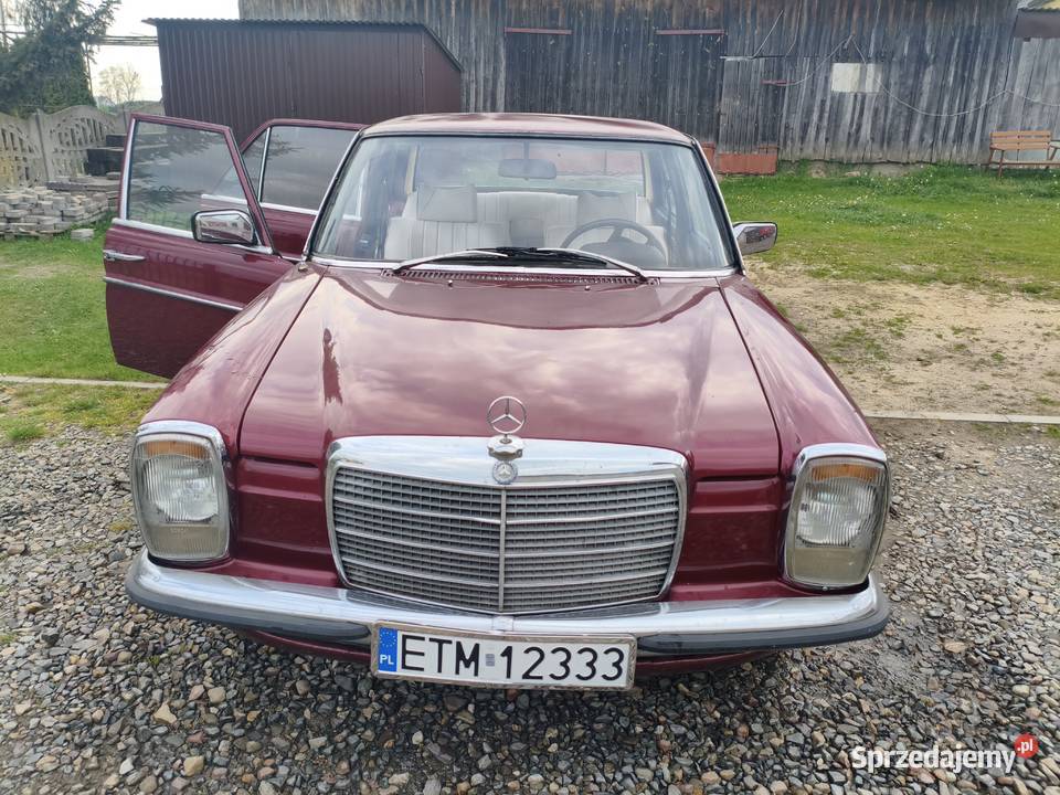 MercedesBenz W115 1973r Dużo części manualna Strzemeszna Pierwsza
