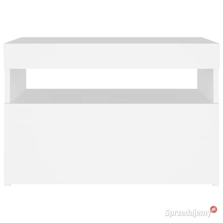 Szafka pod TV z oświetleniem LED biała 60x35x40 Warszawa