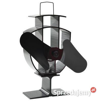 vidaXL Zasilany ciepłem wentylator kominkowy 2