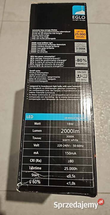 Lampa eglo Radzionków sprzedam