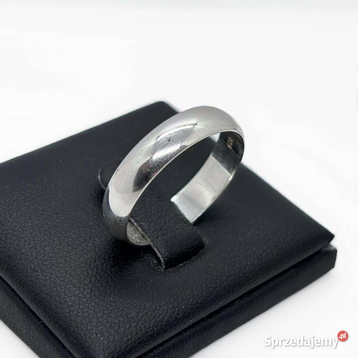 Nowa Srebrna Obrączka Próby 925 337g Rozmiar 24 Elbląg