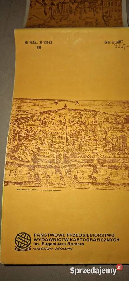 Przemyśl Plan miasta 1989 Niski nakład wyd 1 wielkopolskie Łęczyca