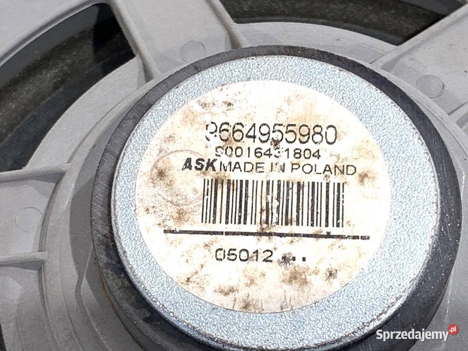 GŁOŚNIKI KOMPLET CITROEN C5 III 9664955980 Kombi