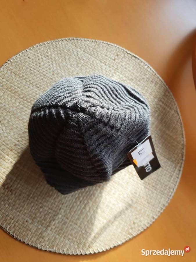 Damska CZAPKA Milo szara zimowa wełna nowa z Dla kobiet Lublin