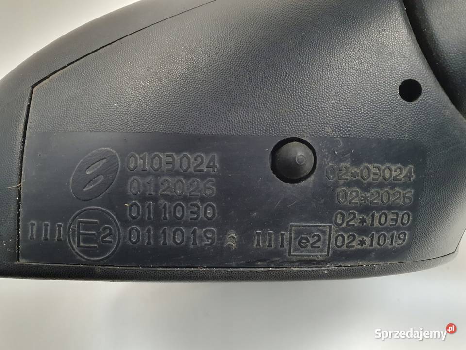 LUSTERKO Citroen C3 I 0209r PRAWE PASAŻERA 52 7 Rudka