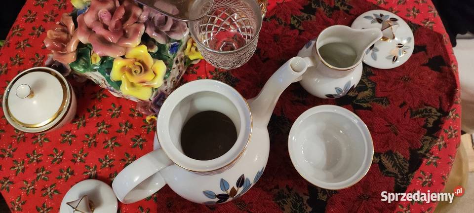 Komplet dzbanek cukiernica mlecznik porcelana Wrocław sprzedam