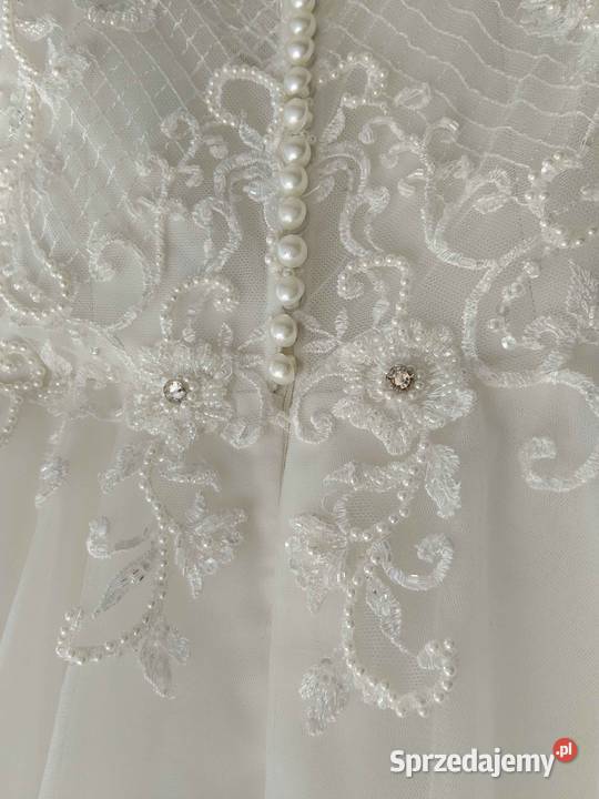 Suknia ślubna 40 welon i pokrowiec ODBIÓR Tczew
