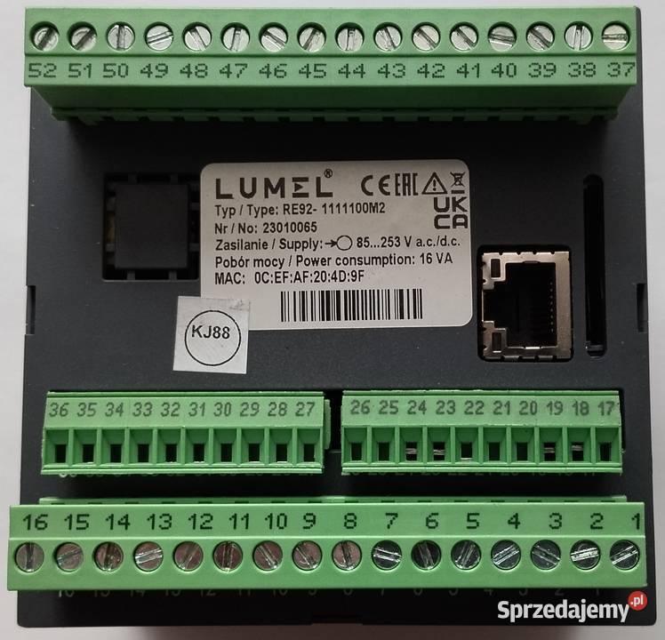 Regulator temperatury RE92 Lumel Zabrze sprzedam