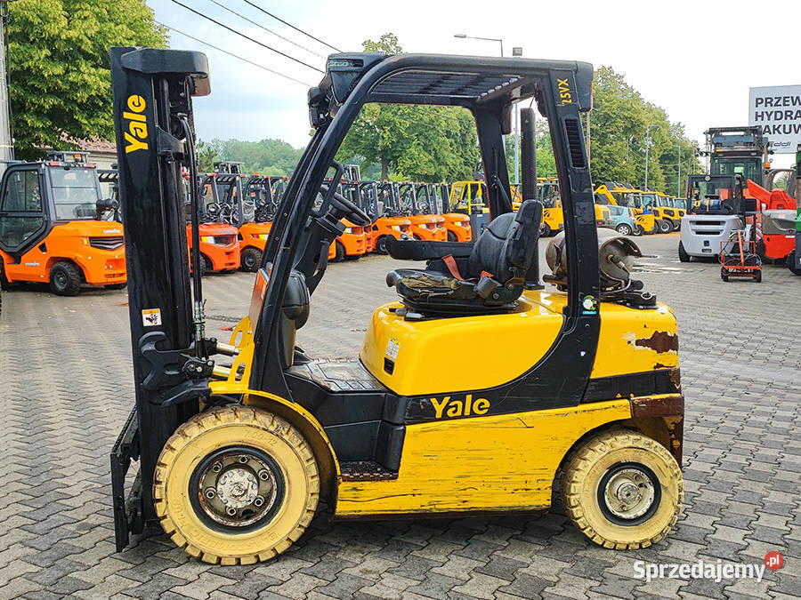Wózek widłowy Yale GLP256VX 2016duplex 32 m LPG Kęty