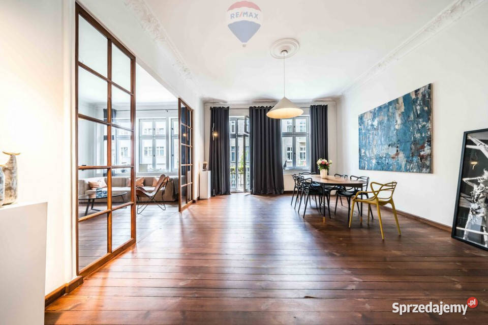 Designerskie 153 m2 balkony kamienica Jeżyce Poznań