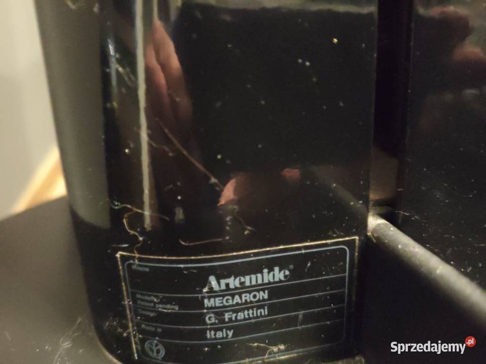 Lampa Artemide Megaron proj G Frattini z 1979 Dobroń