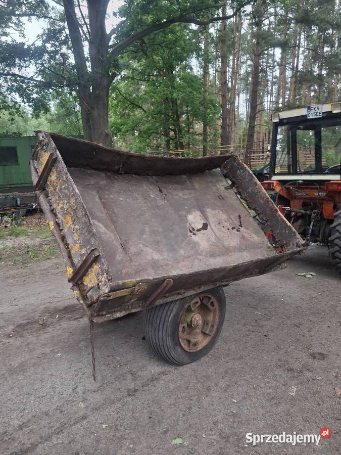Przyczepka 3stronny kiper wywrot hydrauliczny nieuszkodzony Krosno Odrzańskie