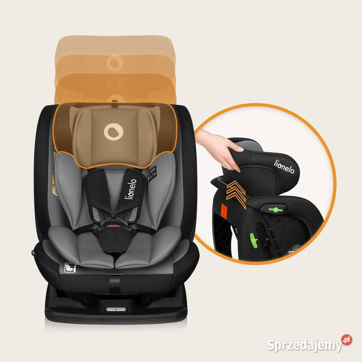 Fotelik samochodowy 40150 PRZÓD TYŁ montaż na