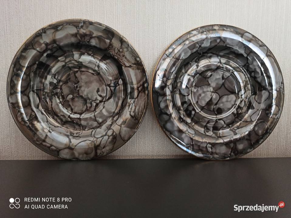 Spodki talerzyki porcelana Włocławek Warpechy Stare