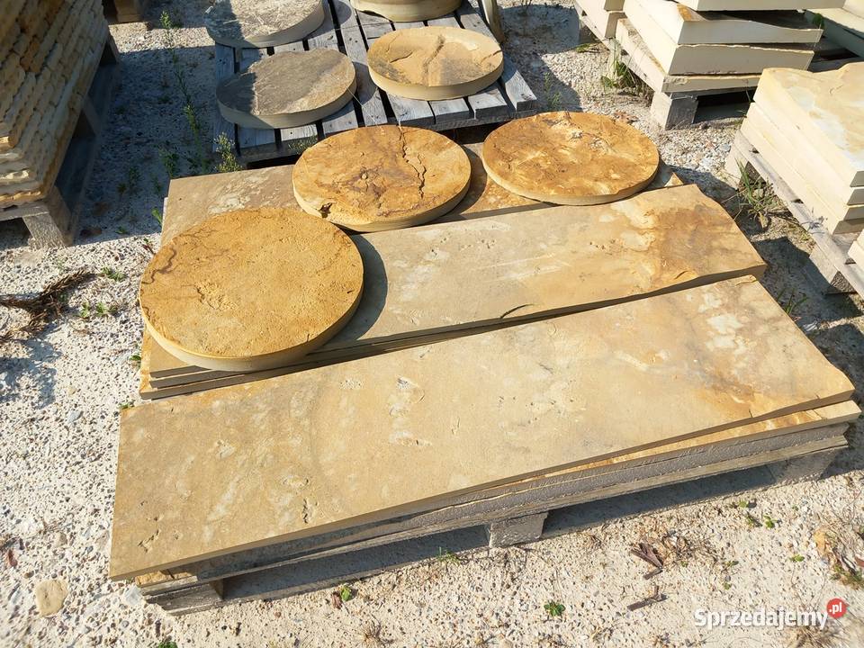 Płyty ogrodowe chodnikowe z piaskowca w wersji mazowieckie Szydłówek