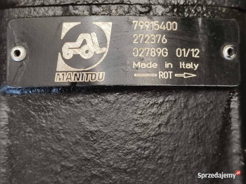 Pompa hydrauliczna 269378 Manitou MT 732 Wilkowo