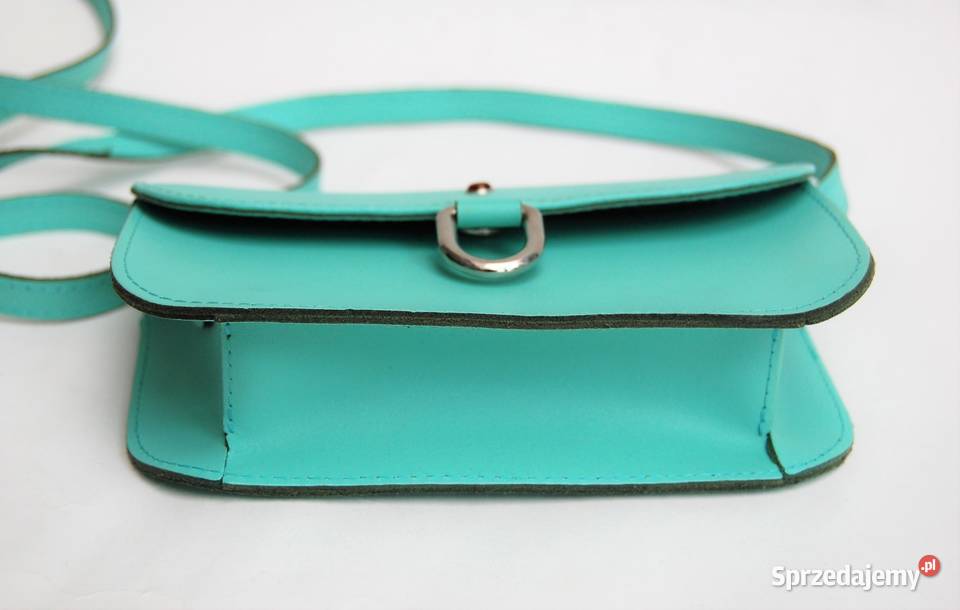 Torebka Batycki Lucky S miętowa turkusowa skóra 17.5cm lubelskie Lublin sprzedam
