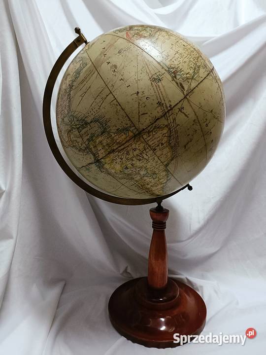Zabytkowy globus LipsiaErdglobus z Pracowni Paul dolnośląskie Góra