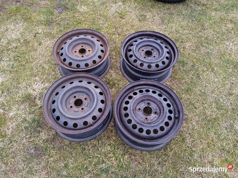 4 felg stalowych toyota yaris corolla Części samochodowe wielkopolskie Mieleszyn