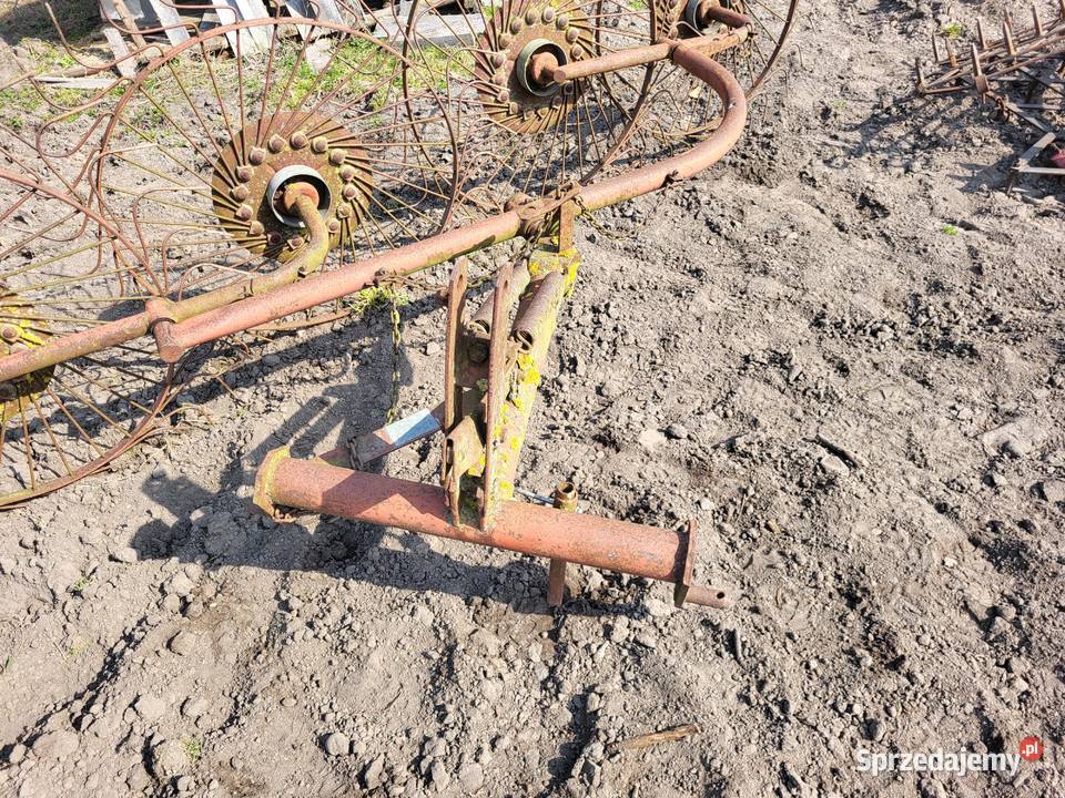 Zgrabiarka zawieszana przewracarka nieuszkodzony Wiskitki sprzedam