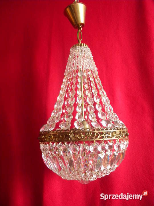 Żyrandol kryształowy Maria Theresa gruszka śląskie Katowice