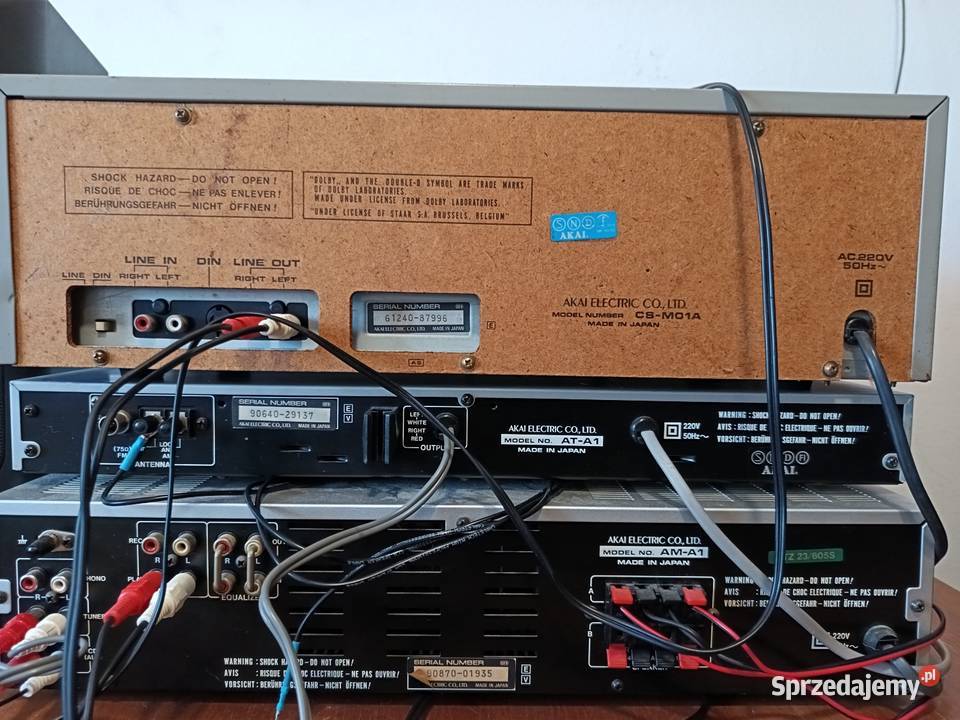 Zestaw Vintage AKAI Gdynia