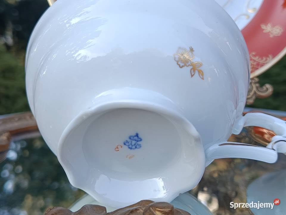 Filiżanka Trio porcelanowe sygnowane Klenica