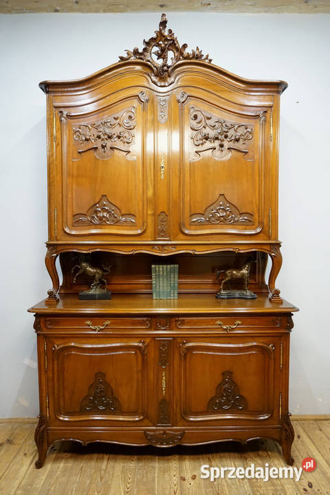 PAŁACOWY KREDENS LUDWIK ORZECH WYS 281 Niemcza