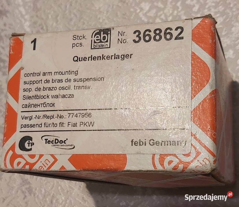 Sprzedam tuleje wachacza Osowo Nowe sprzedam