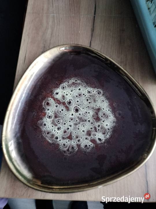 Duża ceramiczna patera trójkątna Pozostałe Choszczno sprzedam