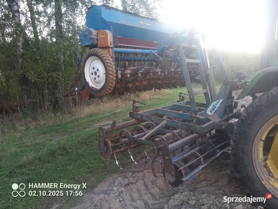 Zestaw uprawowo siewny 3m poznaniak rolmasz Połajewo