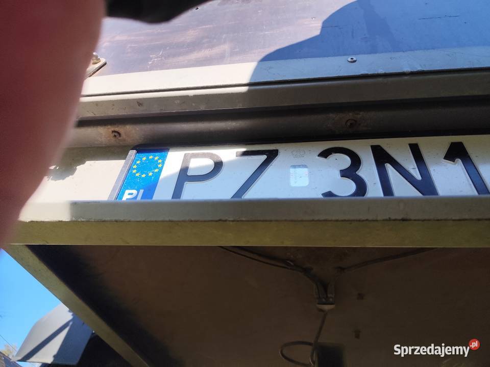 Przyczepa towarowa lekka 750 DMC plandeka