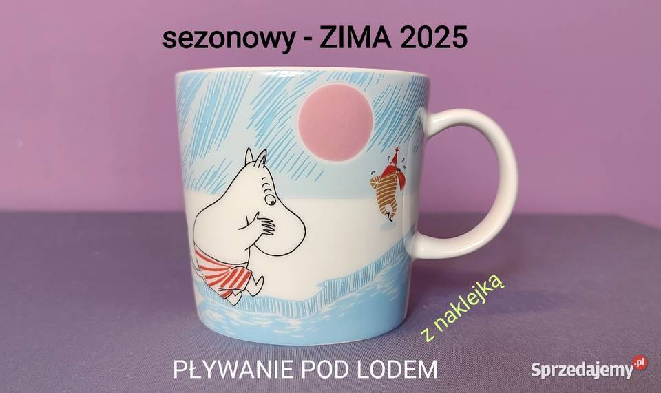 Muminki KUBEK Moomin Arabia Finland ZIMA 2025 małopolskie Jasień sprzedam
