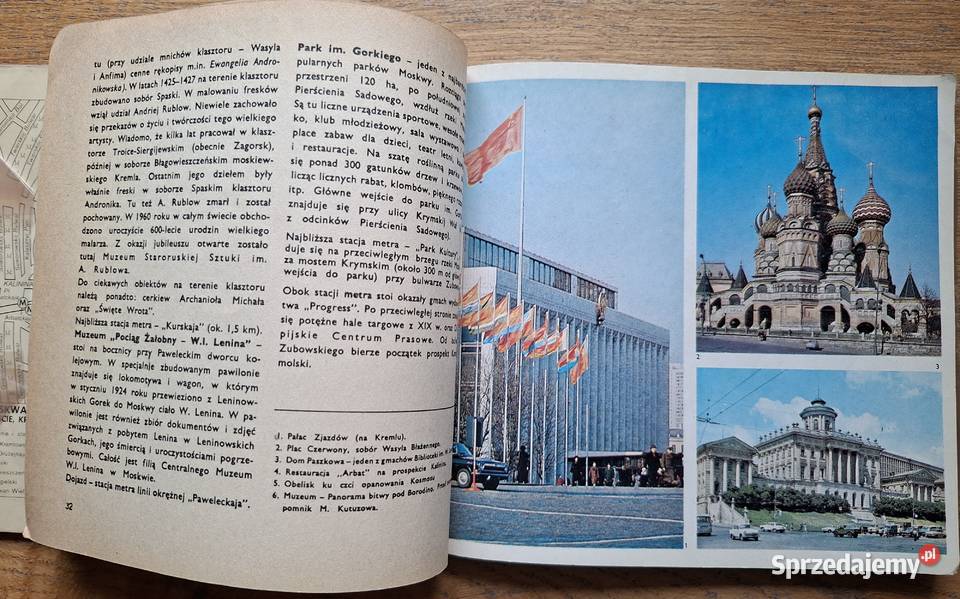 Moskwa i przewodnik turystyczny miękka małopolskie Kraków sprzedam