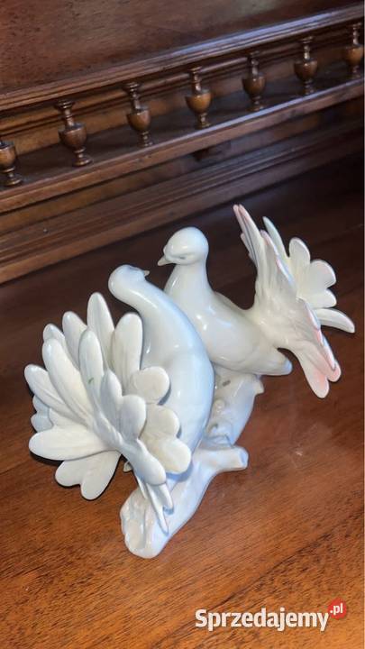 Para gołąbków Figurka z porcelany Grafenthal
